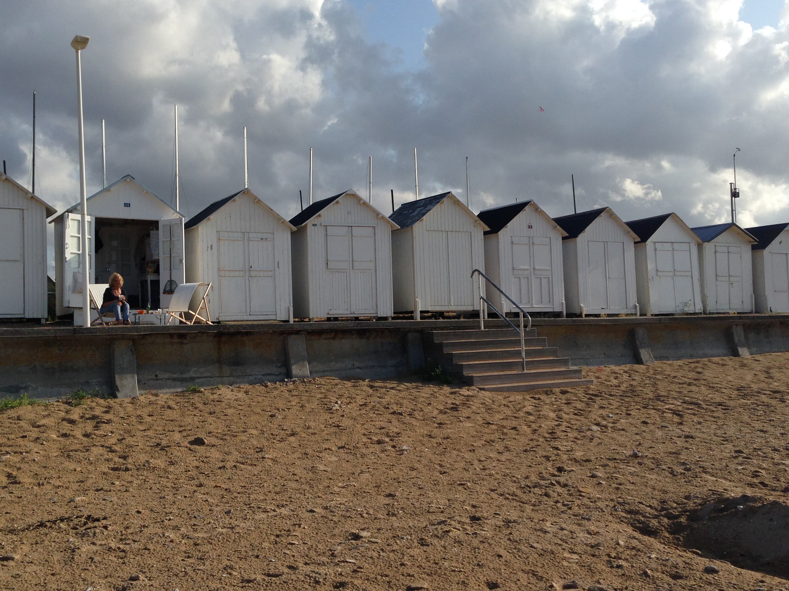 photo des cabines de plage